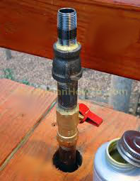 Gas leak repair example. Gas leak repair example.
