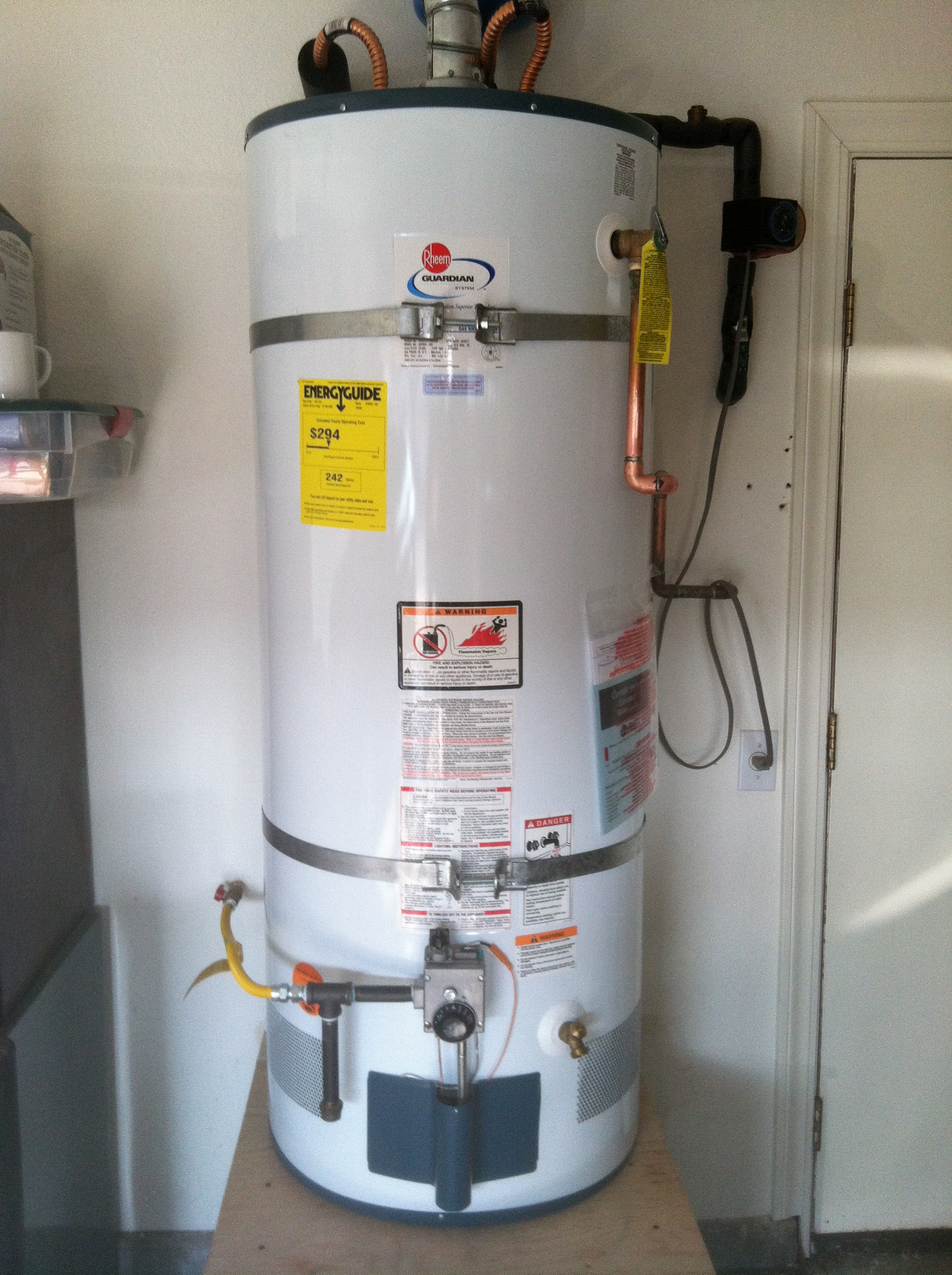 water-heater-on-stand